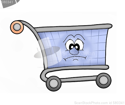 Image of Shoping cart sad
