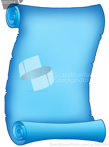Image of Parchment letter blue