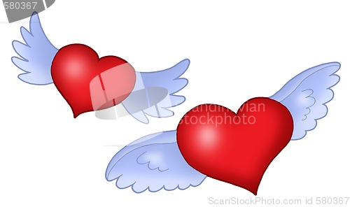 Image of Heart with wings