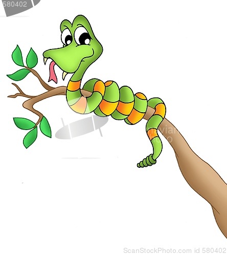 Image of Snake on branch