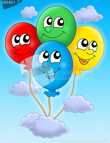 Image of Balloons on sky