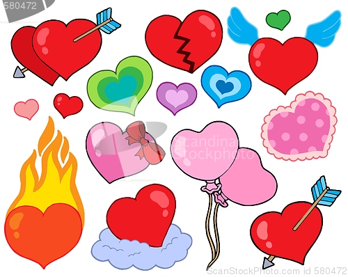 Image of Valentine hearts collection 1