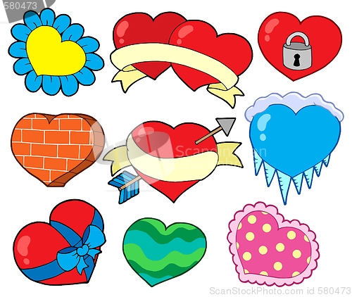 Image of Valentine hearts collection 2