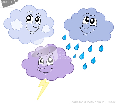 Image of Various cute clouds