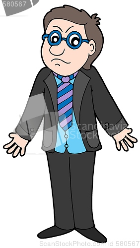 Image of Sad businessman