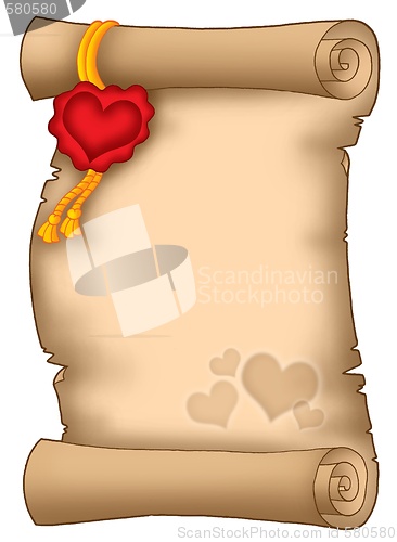 Image of Love parchment