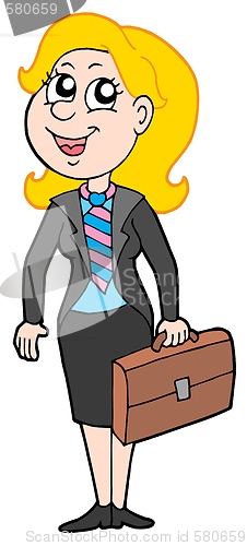 Image of Smiling businesswoman