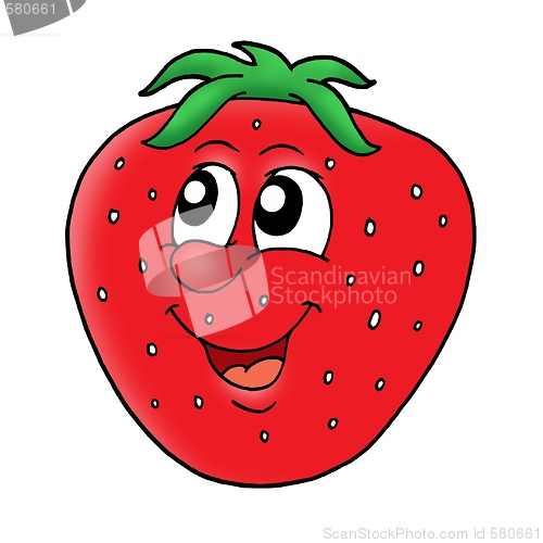 Image of Smiling strawberry