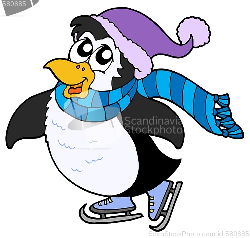 Image of Skating penguin