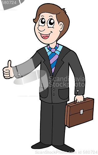 Image of Smiling businessman