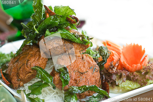 Image of Thai food: Tod Man Pla