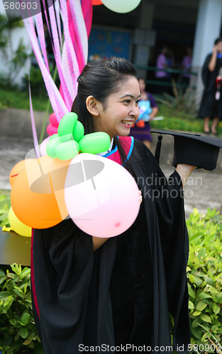 Image of Asian university graduate