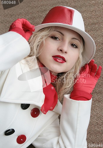 Image of 002Helga RED gloves