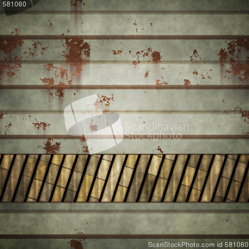 Image of grunge metal wall background