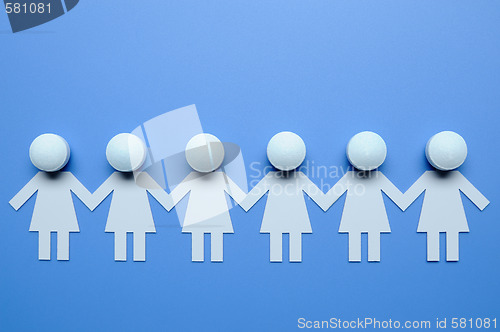 Image of paper cutout people