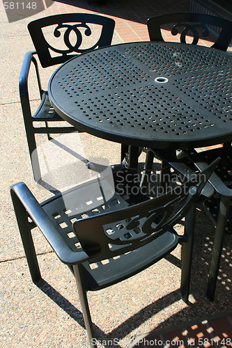 Image of Patio Table and Chairs