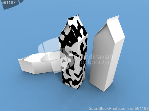 Image of milk packs