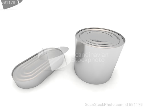 Image of food cans