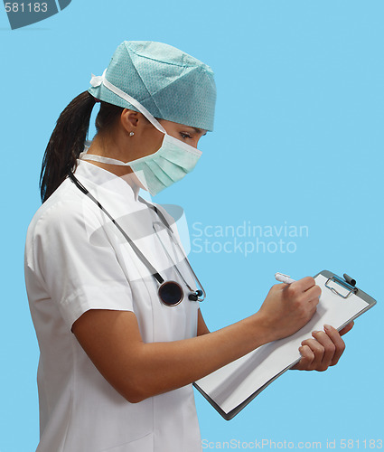 Image of Young woman doctor 