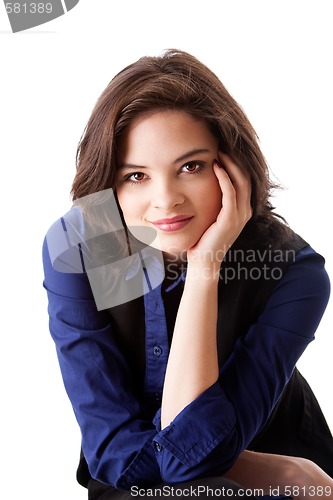 Image of Face of beautiful business woman