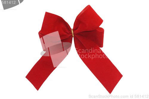 Image of Red gift ribbon