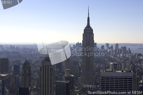 Image of View of empire state building
