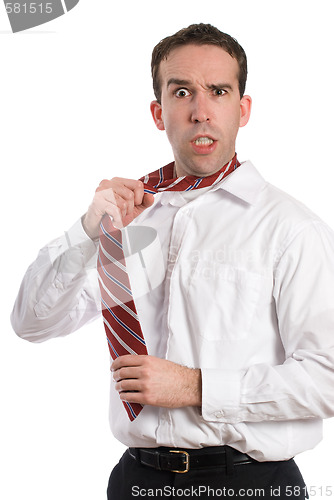 Image of Stressed Businessman