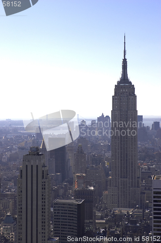 Image of View of empire state building