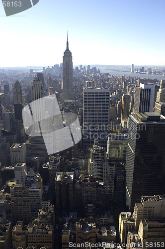 Image of View of empire state building