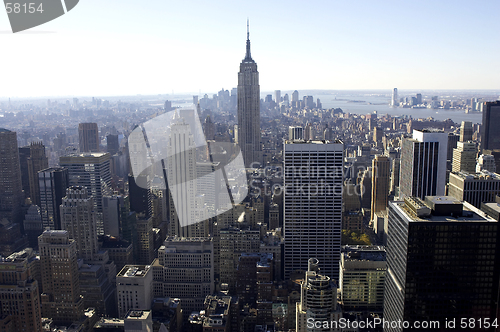 Image of View of empire state building