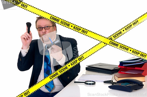 Image of CSI crime scene investigator