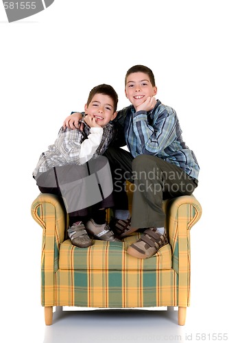 Image of Two happy brothers