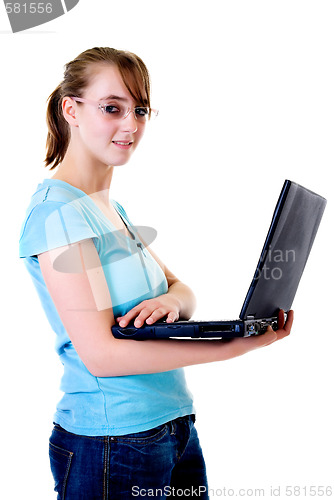 Image of Teenager schoolgirl