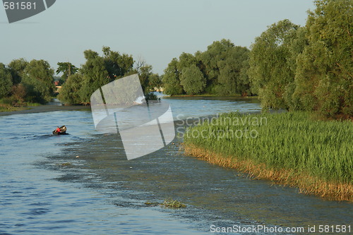 Image of Sun set in Danube Delta