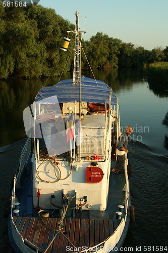 Image of Sun set in Danube Delta