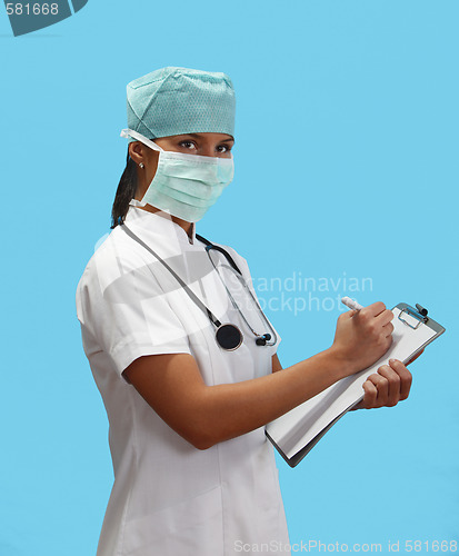 Image of Young woman doctor