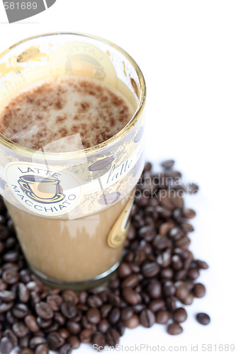 Image of Latte Macchiato in glass