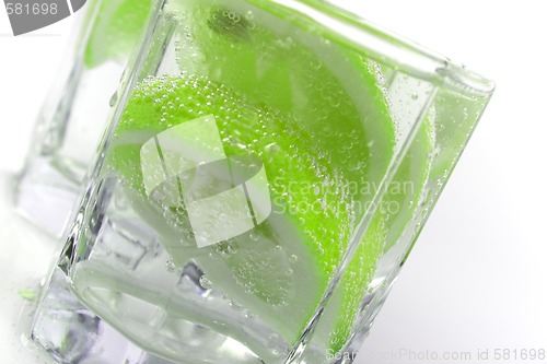 Image of water with lime