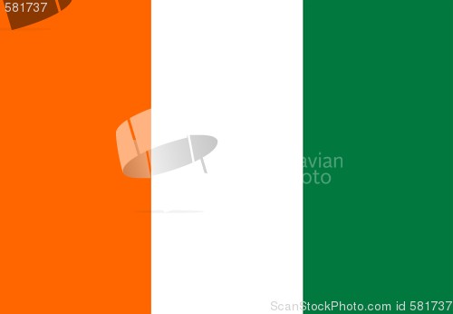 Image of Cote D`Ivoire Flag