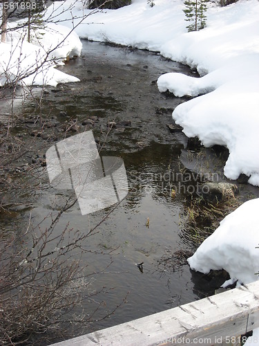 Image of River and snow