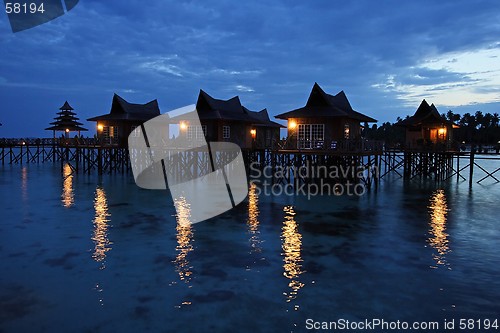 Image of Resort Night Scene