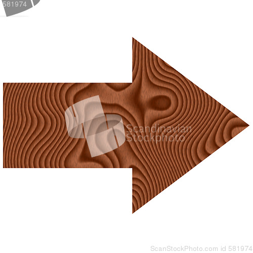 Image of Wooden Arrow
