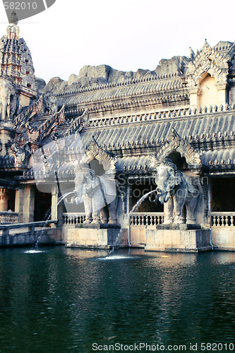 Image of Elephant sculptures