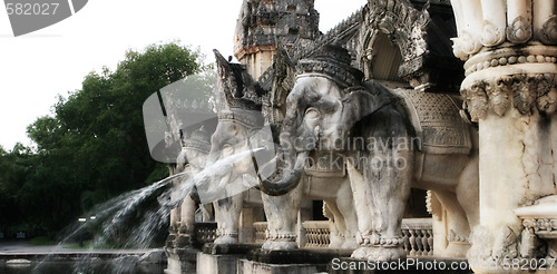 Image of Elephant sculptures