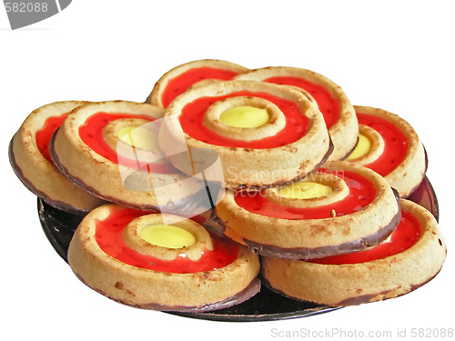 Image of cakes on the saucer