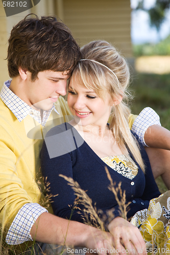 Image of Caucasian couple in love