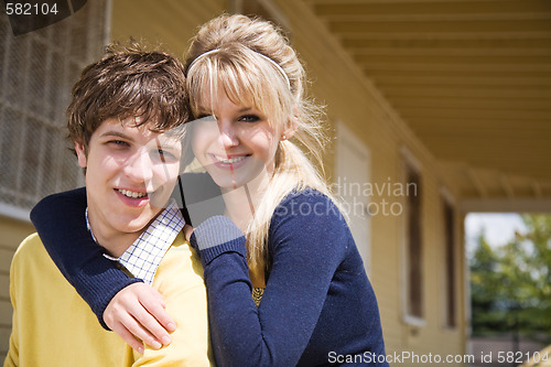 Image of Young caucasian couple