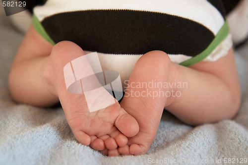 Image of closeup of baby feet