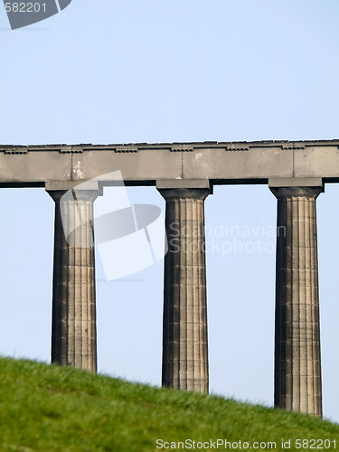 Image of National monument in Edinburgh