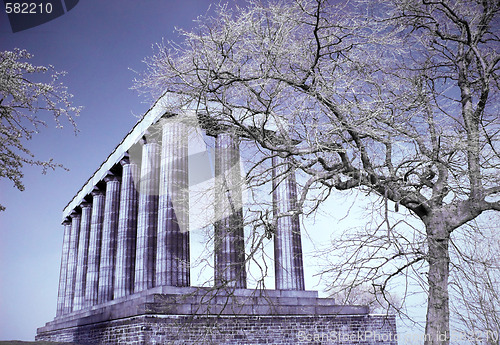 Image of National monument on Calton hill